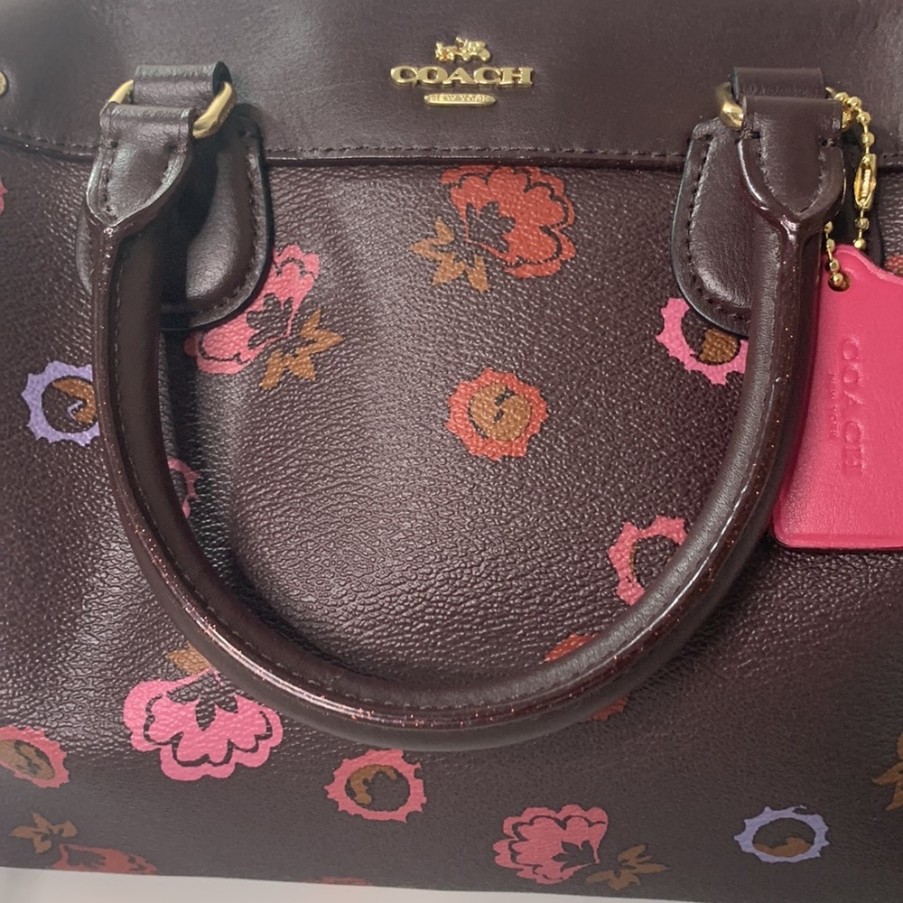 Coach Mini Bennett Satchel w/Primrose Floral Print NWOT - Picture 5 of 10